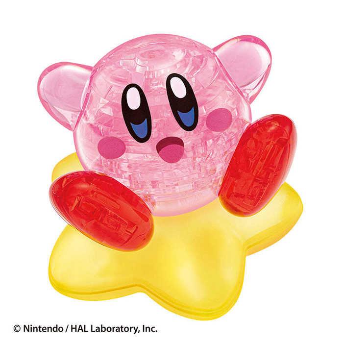 BEVERLY 透明立體拼圖 星之卡比 37片 【鯊玩具】