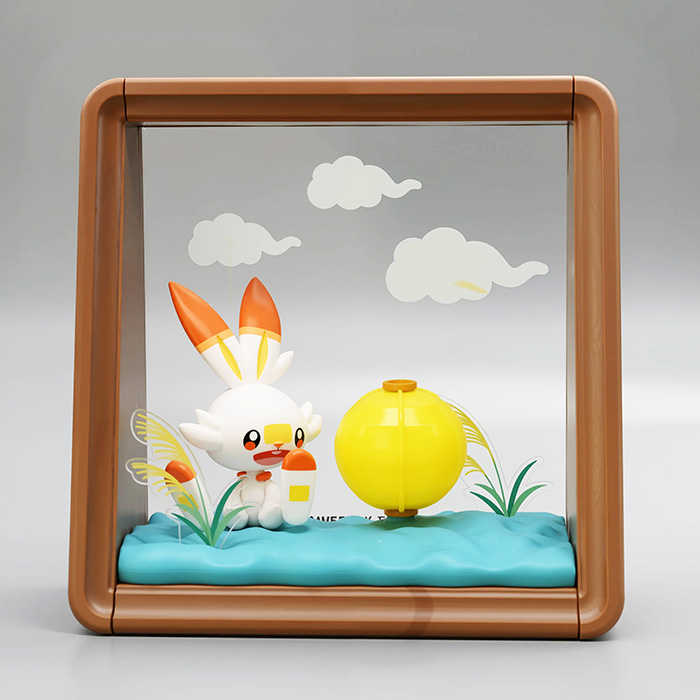 Pokemon 精靈寶可夢 花好月圓系列 炎兔兒 【鯊玩具】