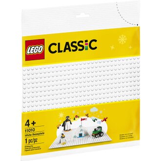 LEGO 樂高 Classic 經典系列 11010 白色底板 【鯊玩具Toy Shark】