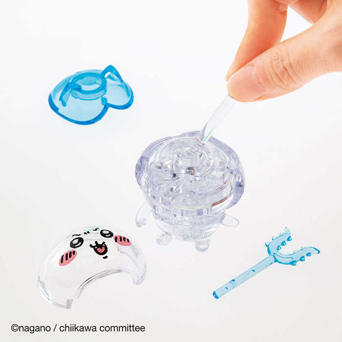 BEVERLY 透明立體拼圖 吉伊卡哇 小八貓 15片 【鯊玩具】