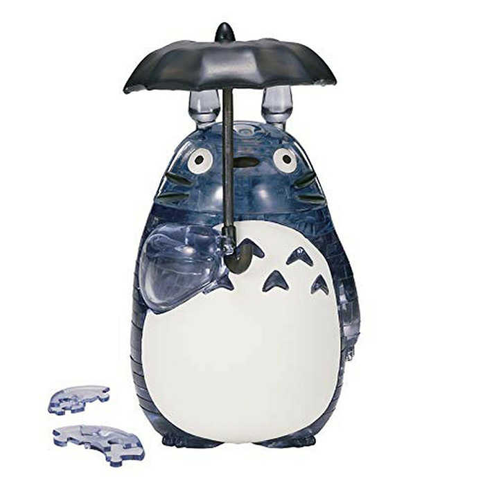 BEVERLY 透明立體拼圖 龍貓 灰色 42片 【鯊玩具Toy Shark】