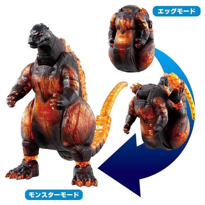 BANDAI 歸來的哥吉拉變形蛋 紅蓮哥吉拉 【鯊玩具】