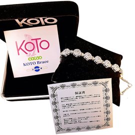 KOTO 白鋼鍺石負離子能量手鍊-滿天星水晶鑽款(1入) 限量 原廠製造 外銷品牌 精品絕版