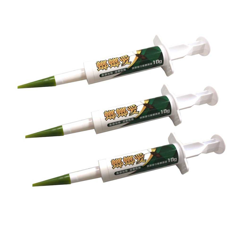 複製-複製-上黏 螂螂愛 連鎖殺蟑 凝膠餌劑 10g〈6入〉品名-嘉爪王(jia zhua wung) 台灣製造