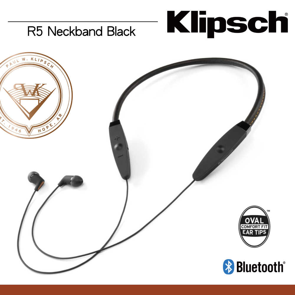 Klipsch R5 Neckband 真皮頸掛藍牙耳機