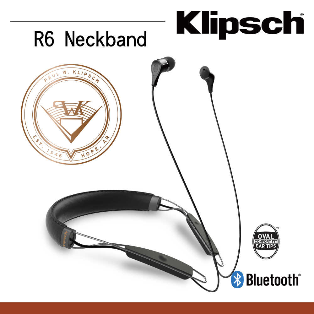 Klipsch R6 Neckband 掛頸入耳式藍芽耳機