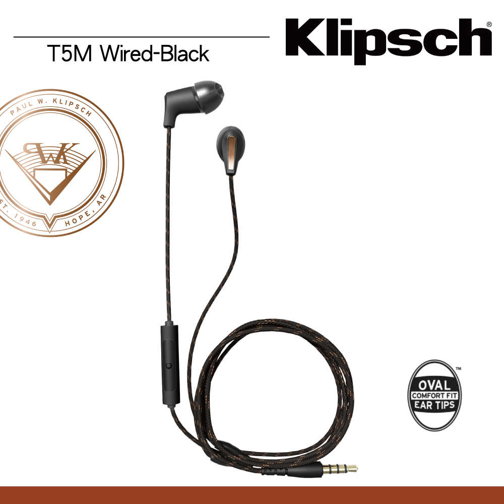 Klipsch T5M Wired 線控式耳機