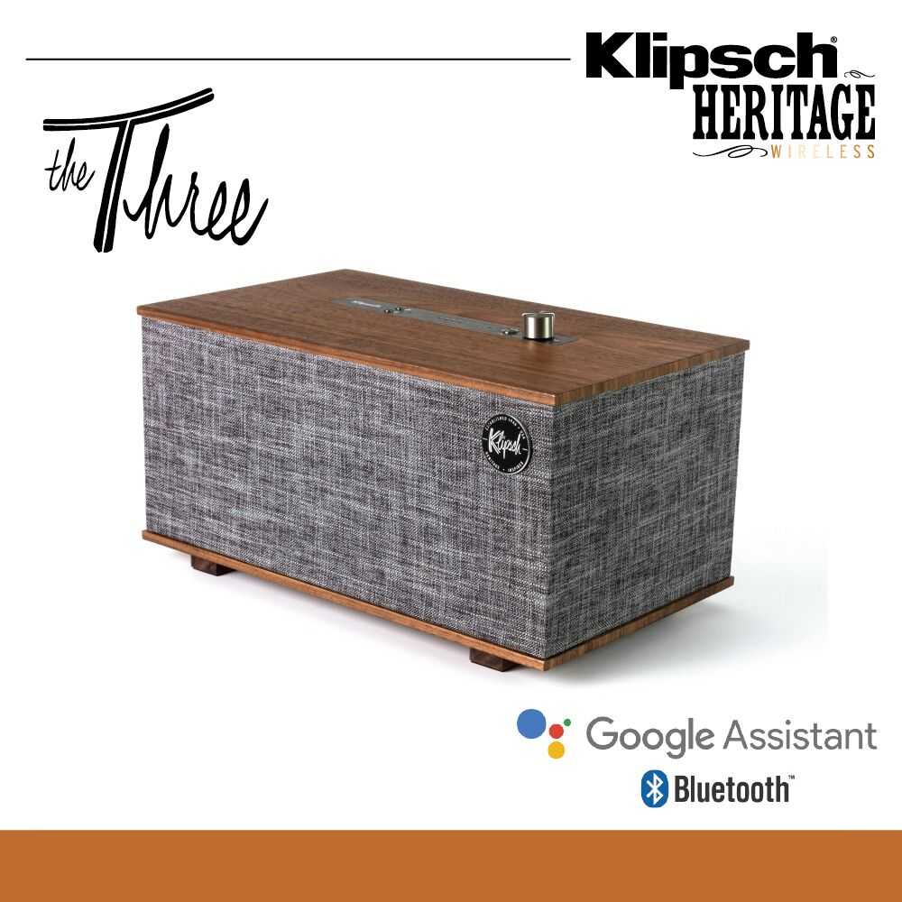 Klipsch The Three (Google版) 智慧藍牙喇叭