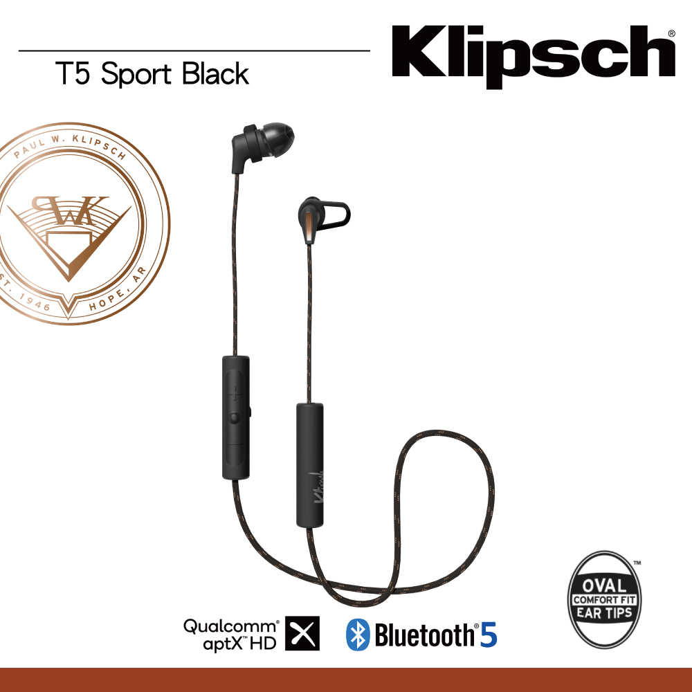 Klipsch T5 Sport 運動型藍牙耳機