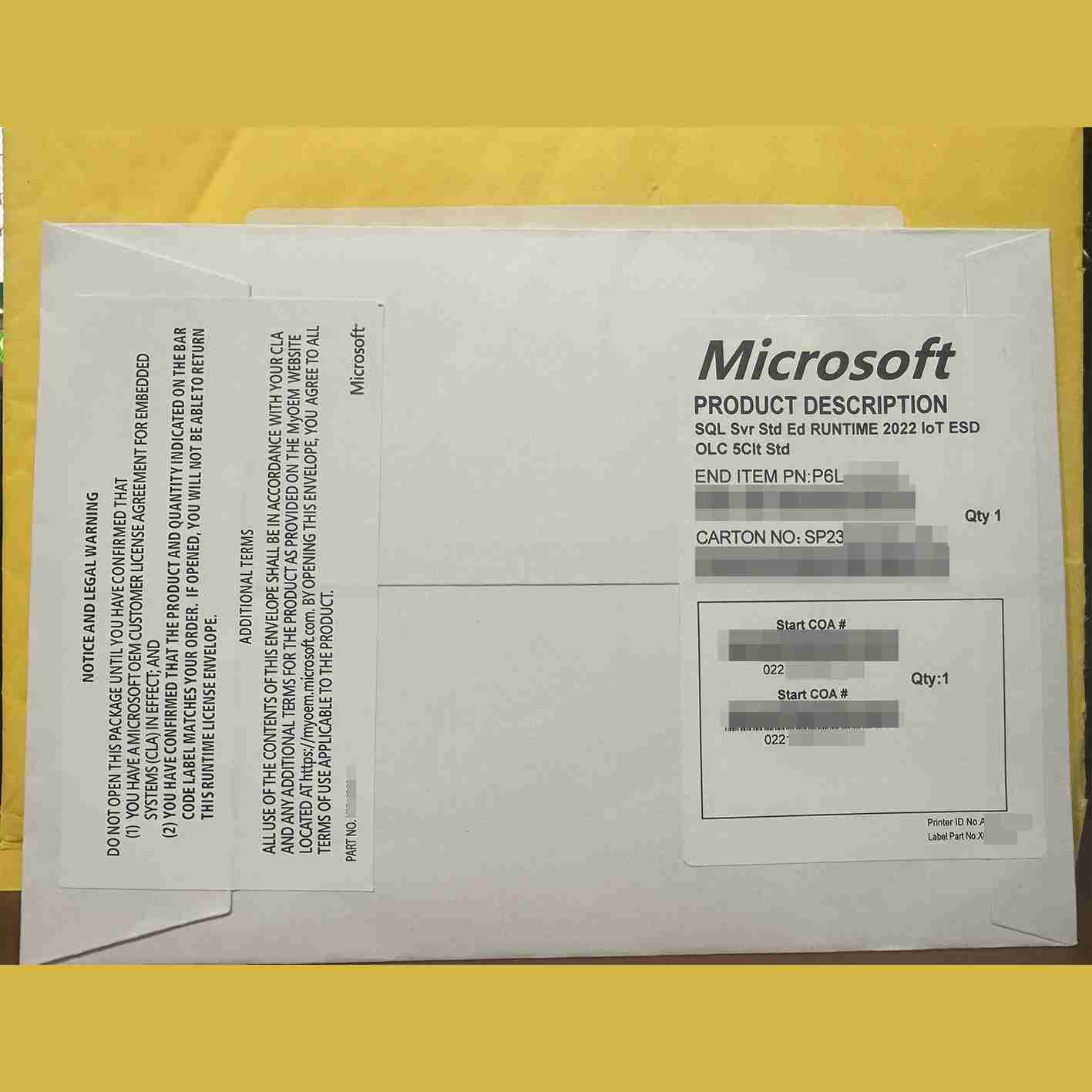 SQL Server 2022 Standard Edition 標準版 English Version