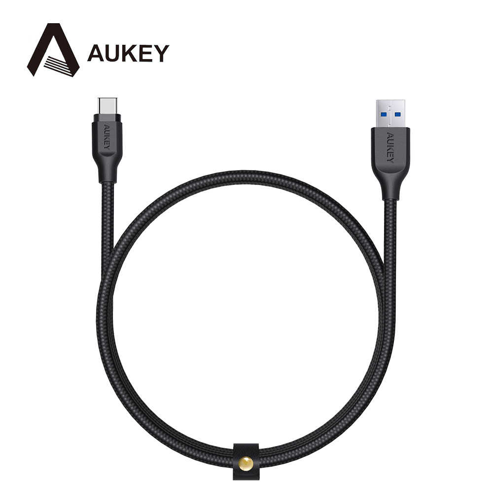 AUKEY 編織尼龍USB 3.1 USB-A轉USB-C電纜1.2米(CB-AC1)