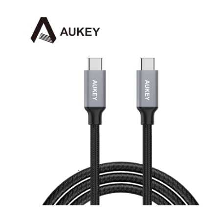AUKEY USB-C to USB-C 高速傳輸充電線(1公尺)(CB-CD5)(AU050)