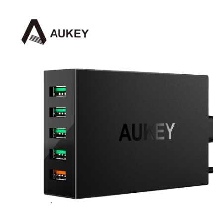 AUKEY 5孔 54W QC3.0 5孔充電器 附Micro USB Cable(PA-T15)