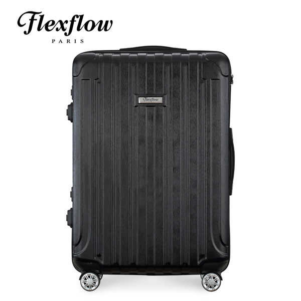 Flexflow 髮絲黑 29吋 智能測重防爆拉鍊旅行箱 里昂系列 29吋行李箱