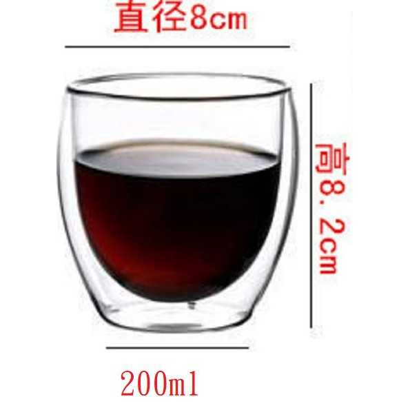 【24小時內出貨─泡茶樂茶具專賣】雙層玻璃品茗杯 雙層玻璃品茗杯 耐熱玻璃杯