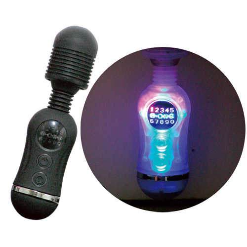 【妮薇情趣用品批發】日本A-one＊10段變頻電動按摩棒-黑