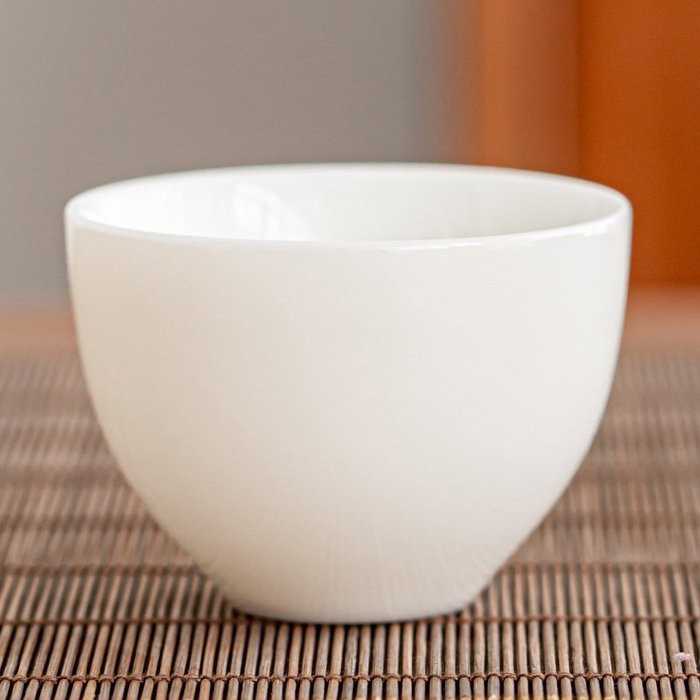 【24小時內出貨─泡茶樂茶具專賣】精品玉瓷蛋形茶杯 羊脂白瓷手工茶杯