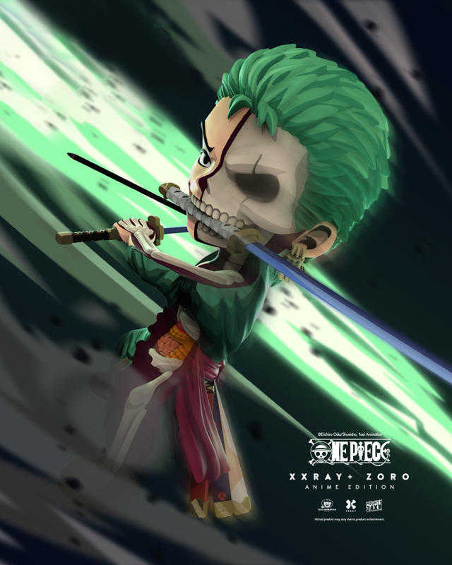 【史派克工廠】現貨特價 免運 Mighty Jaxx XXRAY PLUS 半剖 8吋 海賊王 索隆 X0526