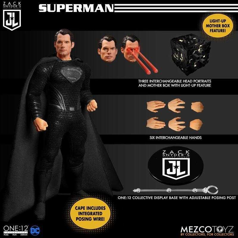 【史派克工廠】現貨 免運 MEZCO One:12 查克史奈德之正義聯盟 超人 蝙蝠俠 閃電俠 豪華3入組