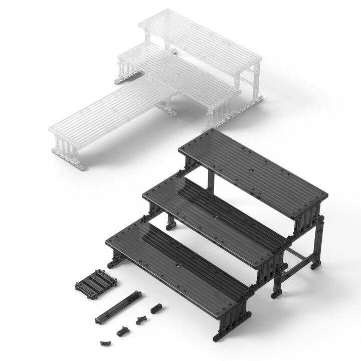 【史派克工廠】現貨免運 模型綠洲 Model Oasis 桌上伸展臺 DTR 黑 透明 兩款