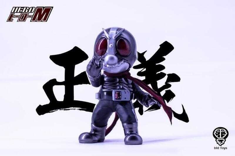 【史派克工廠】現貨 免運 Bid Toys 假面騎士 Hero-M BLACK 再戰 14cm 完成品 0703