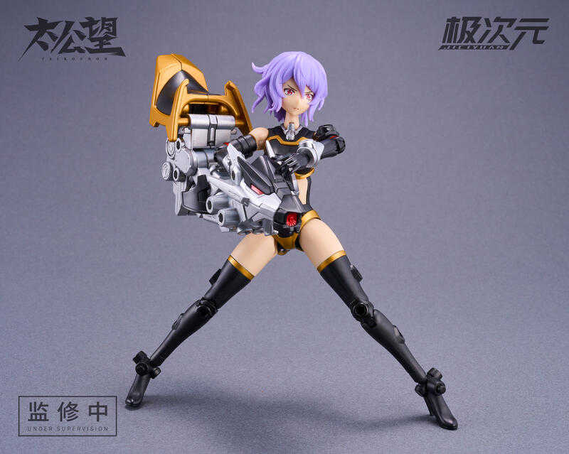 【史派克工廠】現貨 免運 將魂姬 太公望 黑麒雷神將 機娘 組裝模型 0928