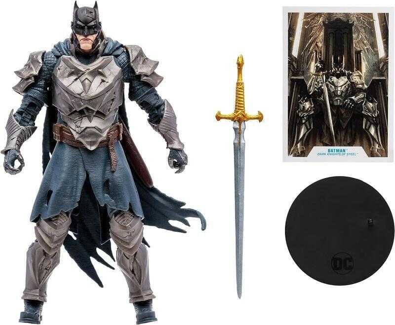 【史派克工廠】現貨 麥法蘭 7吋 鋼鐵騎士 蝙蝠俠 中世紀 黑暗騎士 DC MULTIVERSE X0911