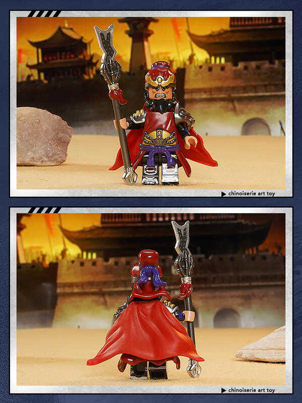 【史派克工廠】現貨 庫造工作室 三國 五虎將 蜀國 張飛 翼德 樂高相容人偶 收藏款積木 X1115