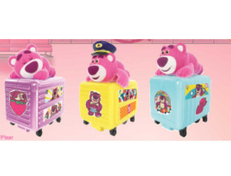 【史派克工廠】現貨免運 盒玩 熊抱哥旅行箱盲盒 植絨 一中盒6入 0607