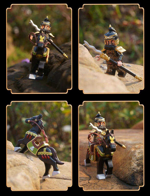 【史派克工廠】現貨 迪庫 積木 三國小俠 張飛 烏雲踏雪 人物+坐騎 精緻盒裝 20801