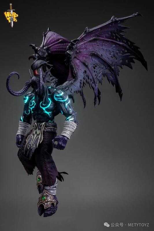 【史派克工廠】現貨 免運 Hero toys 限量版 魔獸爭霸 不死族 伊利丹 暗黑夜色 型態 X1104