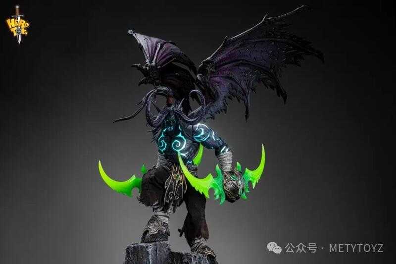 【史派克工廠】現貨 免運 Hero toys 限量版 魔獸爭霸 不死族 伊利丹 暗黑夜色 型態 X1104