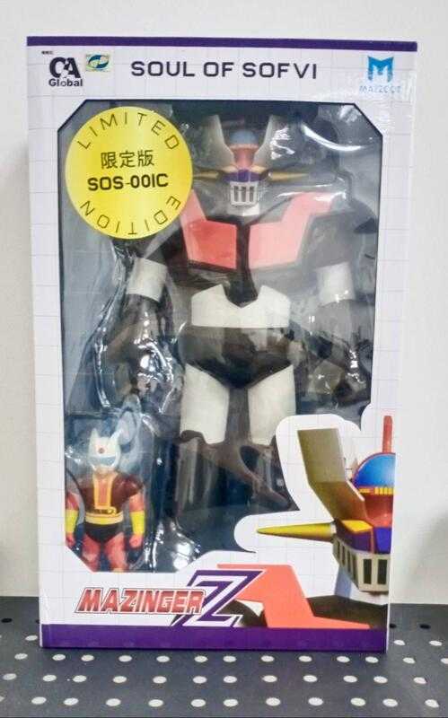 【史派克工廠】現貨免運 MAZZCOT SOS-001 Sofvi魂 無敵鐵金剛 兜甲兒 白色版 32公分 0923