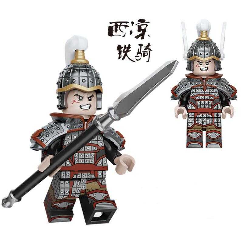 【史派克工廠】現貨 迪庫 積木 三國小俠 百戰精兵鐵甲重騎 白馬從義 丹陽兵 陷陣營 虎豹騎 白毦兵 西京鐵騎