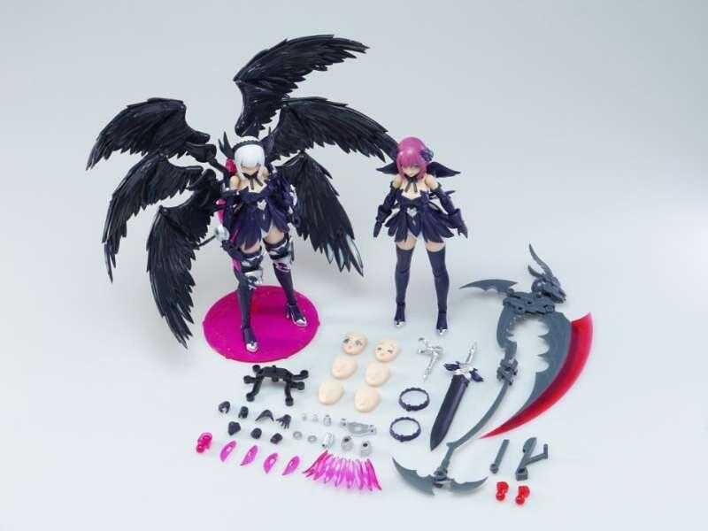 【史派克工廠】現貨免運 不挑盒 丰羽模型 六翼黑天使 1/12 機娘 雙素體 組裝模型 X1114