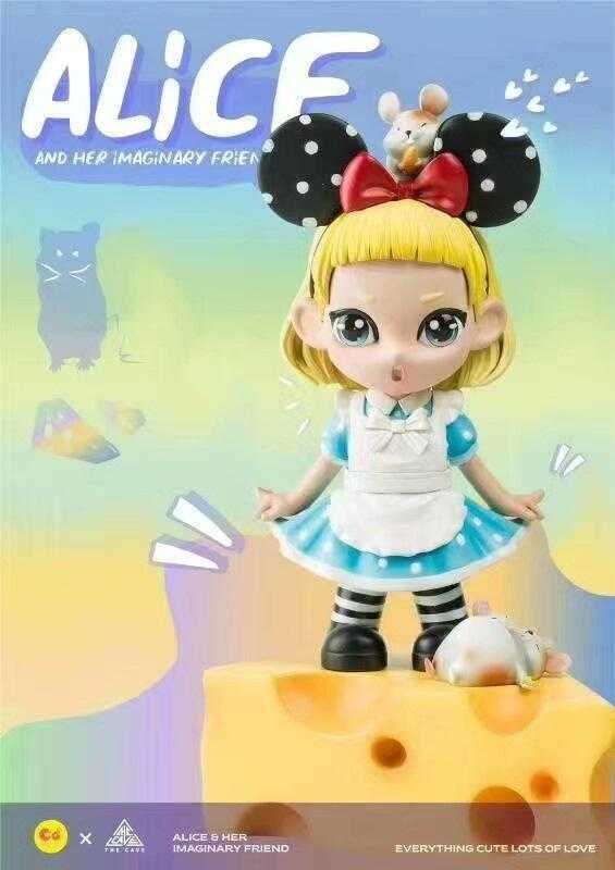 【史派克工廠】現貨 樣品出清不挑盒 The Cave 愛麗絲與幻想生物 奶酪鼠 潮玩 公仔