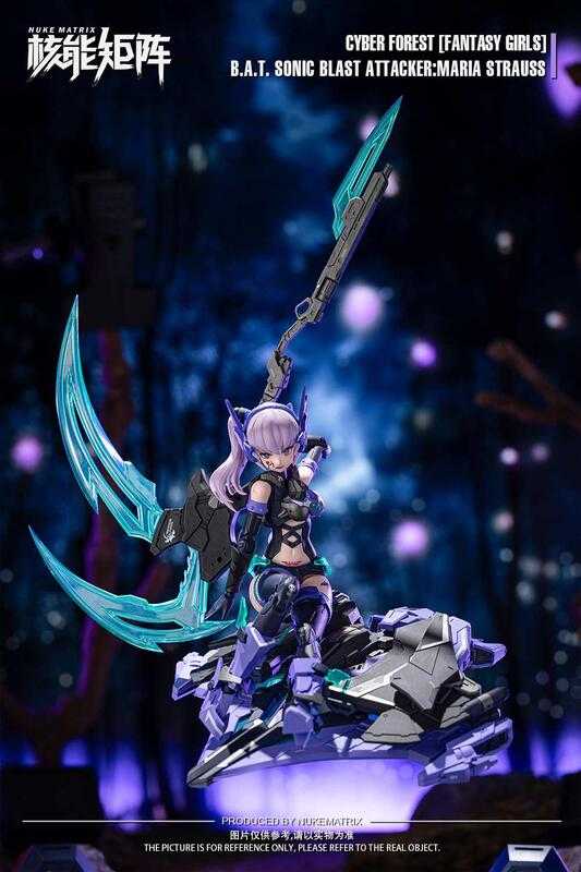 【史派克工廠】現貨 免運 核能矩陣 賽博森林 狂炫音爆 蝙蝠 機娘 瑪利亞 史特勞斯 組裝模型 1230