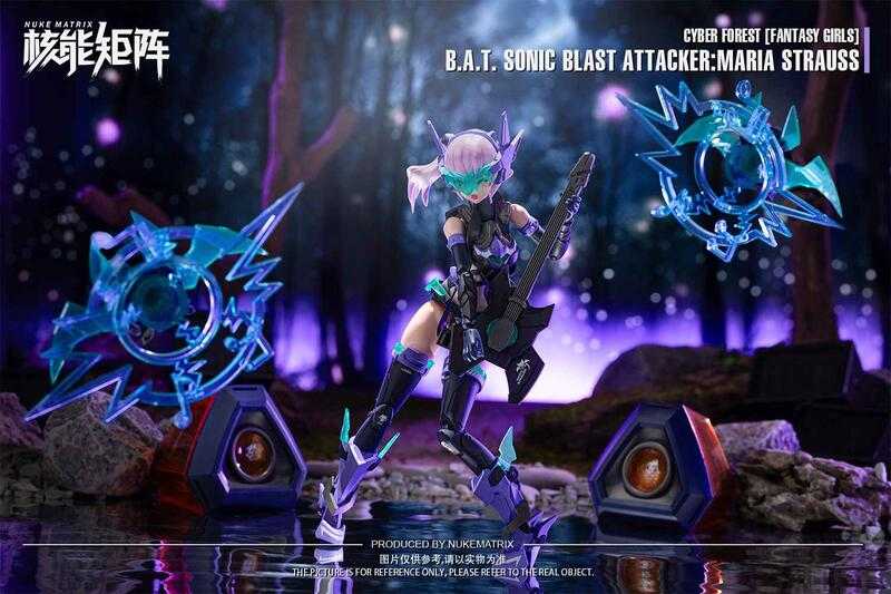 【史派克工廠】現貨 免運 核能矩陣 賽博森林 狂炫音爆 蝙蝠 機娘 瑪利亞 史特勞斯 組裝模型 1230