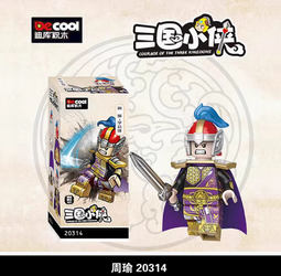 【史派克工廠】現貨 迪庫 積木 三國小俠 第三季 呂蒙 周瑜 孫權 甘寧 太史慈