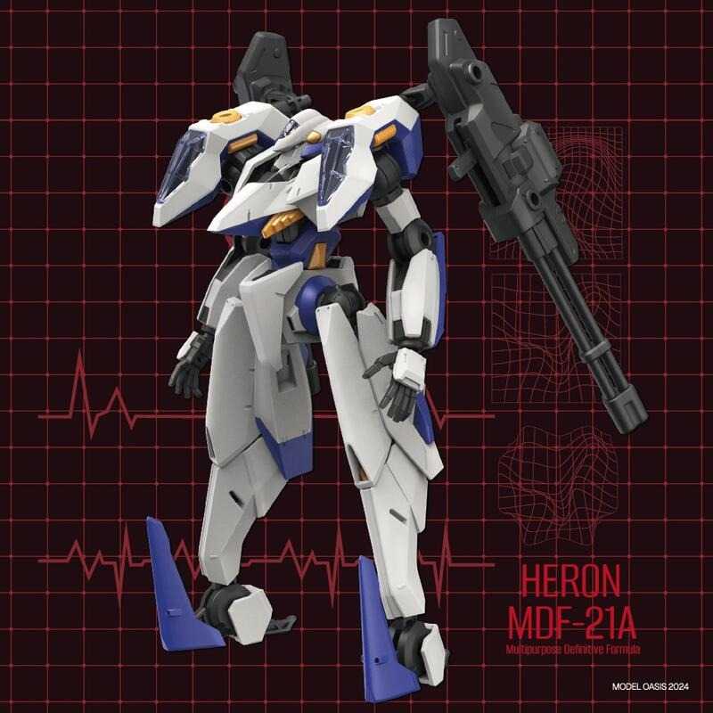 【史派克工廠】預購免運25年Q3 綠洲 HG 蒼鷺Heron - 自研發高可動素體 組裝模型 全台灣製造 0625