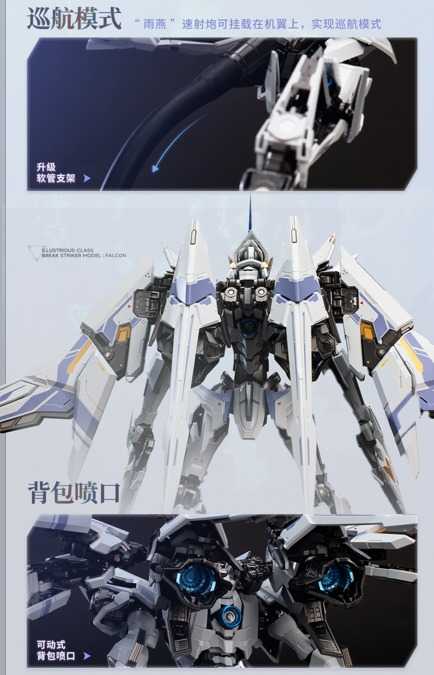 【史派克工廠】預購免運25年Q2 MOSHOW 代理版 模壽 卓越級·解限機·矛隼 標準型 23cm 0516