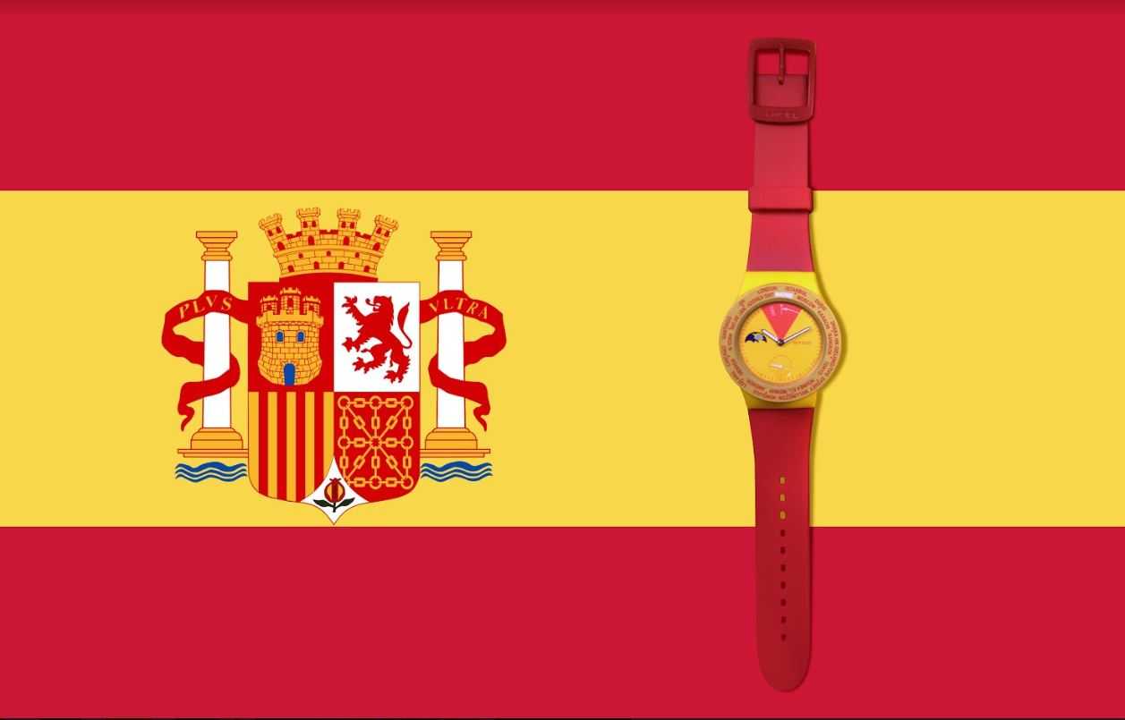 RHIZ 自動時區世界腕錶 - 西班牙