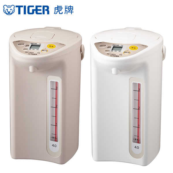 TIGER 虎牌 PDR-S40R 4公升4段溫控微電腦電熱水瓶 日本製造 - 卡吉色