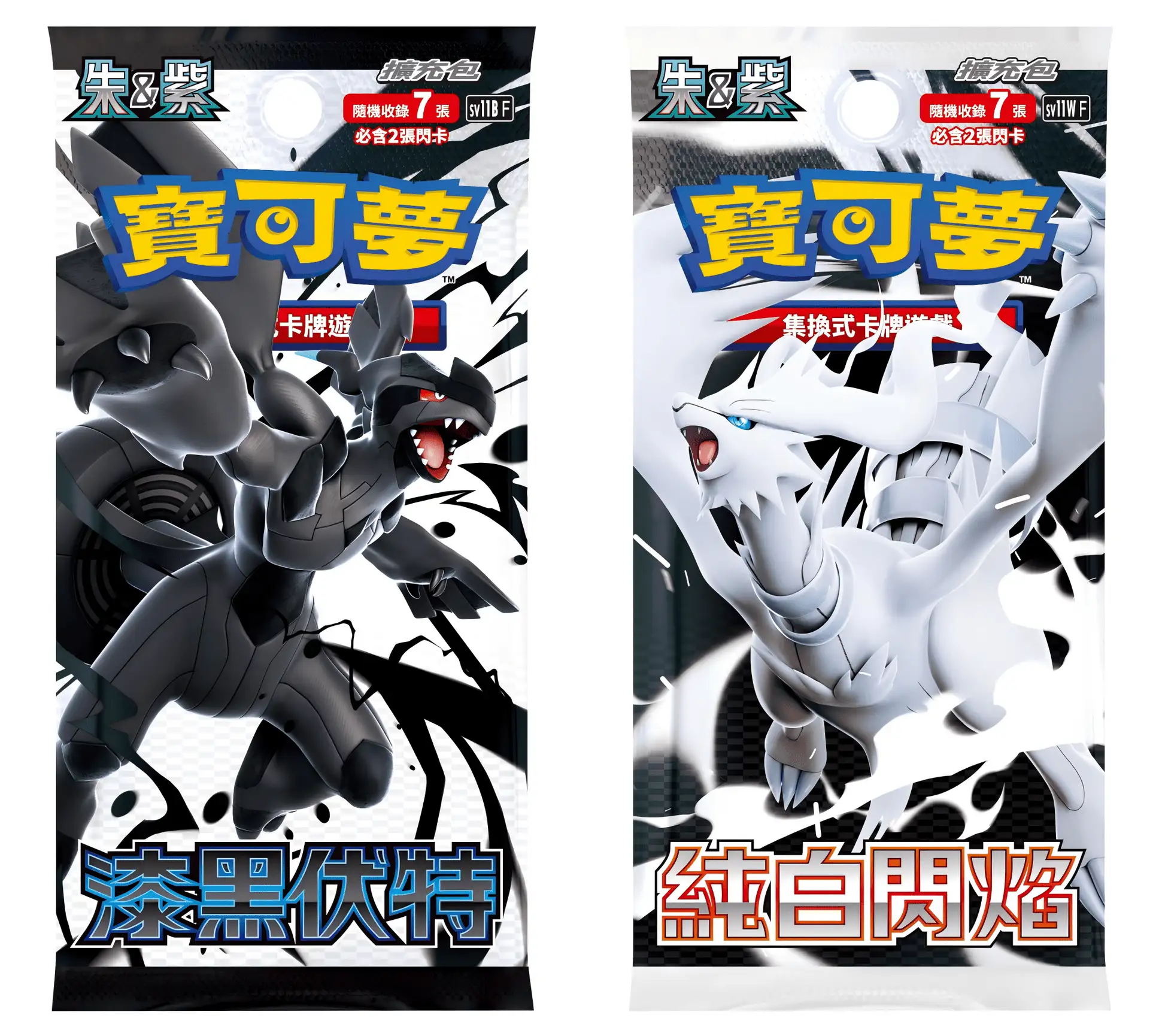 【一番賞線上抽】自製賞 PTCG 寶可夢集換式卡牌遊戲 漆黑伏特・純白閃焰