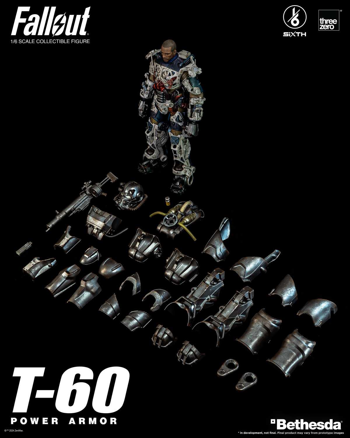 【CC TOYS】第四季 預購 threezero 異塵餘生 FigZero T-60 動力裝甲 1/6 可動模型