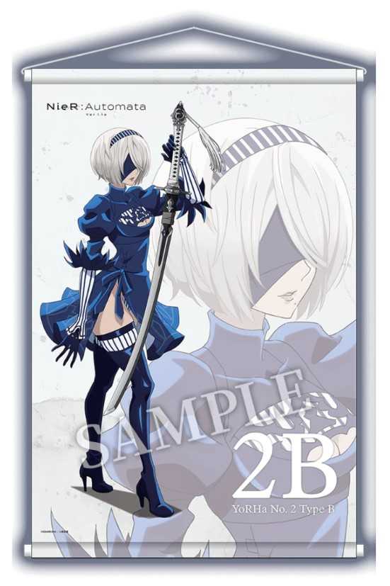 【CC TOYS】現貨 全新未拆封 日版 HMV 尼爾：自動人形 Ver1.1a 2B B2掛軸