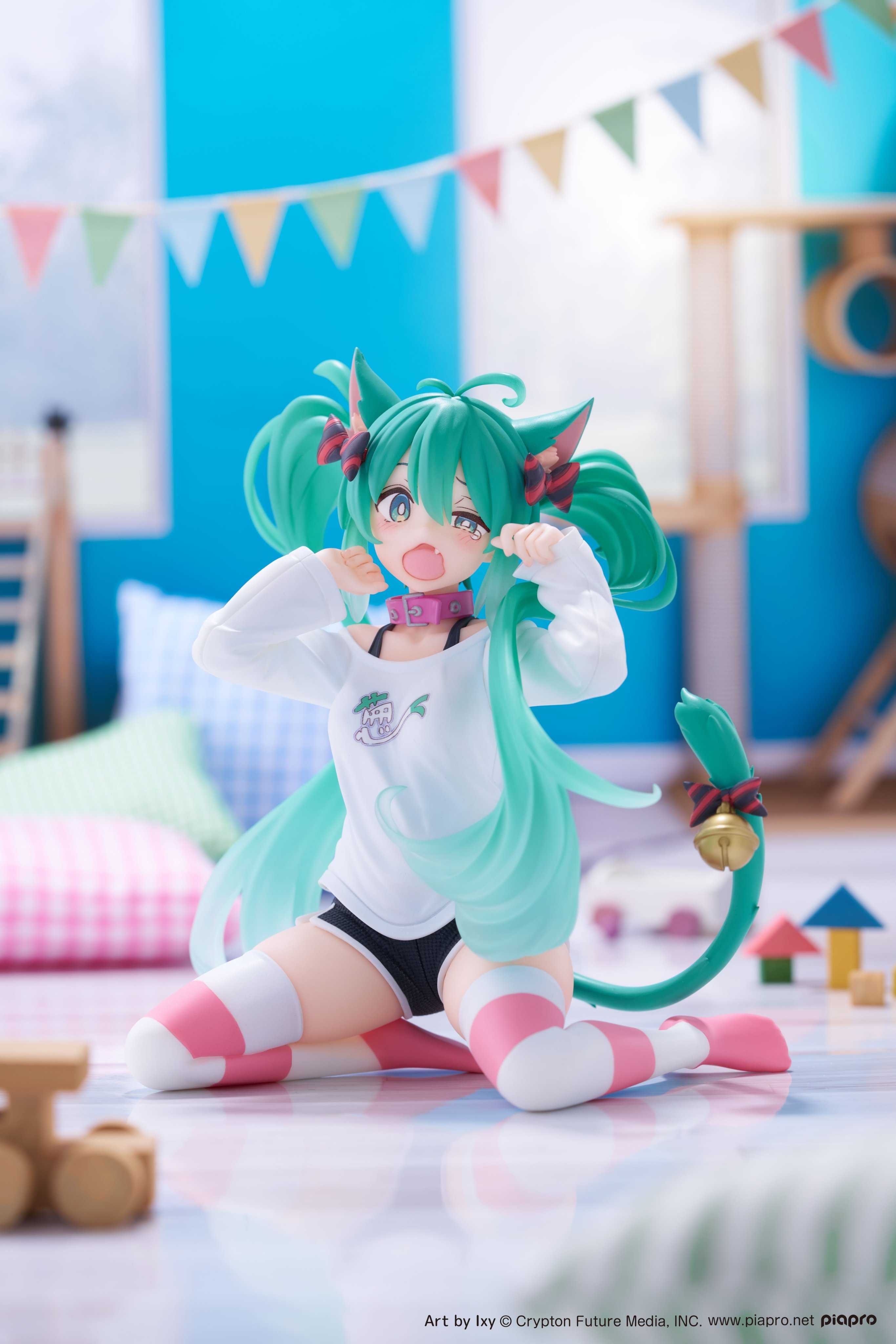 【CC TOYS】現貨 TAITO 景品 初音未來 Desktop Cute 貓耳T恤 Ver.