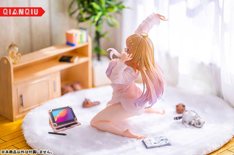 【自製賞線上抽】銅板挑戰賽 伸懶腰的女孩 隨性慵懶的甜美時光