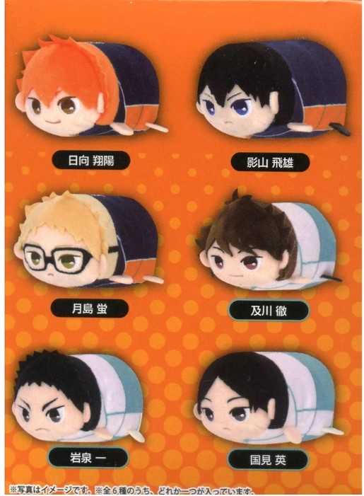 【CC TOYS】現貨 盒玩 MAX-Jpn 排球少年!! 趴姿娃娃吊飾  盲盒（隨機1包）