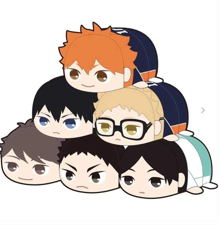 【CC TOYS】現貨 盒玩 MAX-Jpn 排球少年!! 趴姿娃娃吊飾  盲盒（隨機1包）